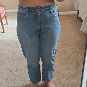 Abercrombie & Fitch Light Blue Straight Leg Jeans